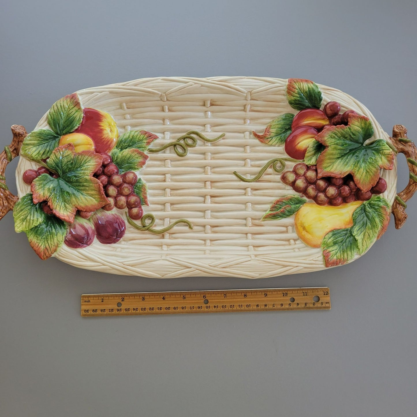 Fitz & Floyd Country Gourmet 20" Serving Platter