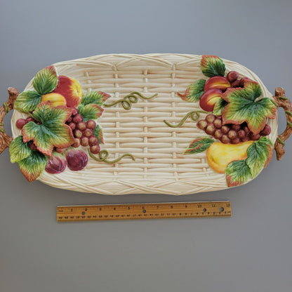 Fitz & Floyd Country Gourmet 20" Serving Platter