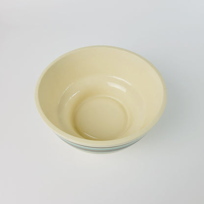 Cookson Pottery Striped Crock 7" Bowl, USA Made