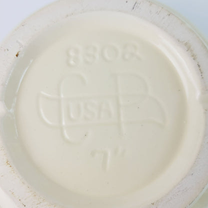 Cookson Pottery Striped Crock 7" Bowl, USA Made