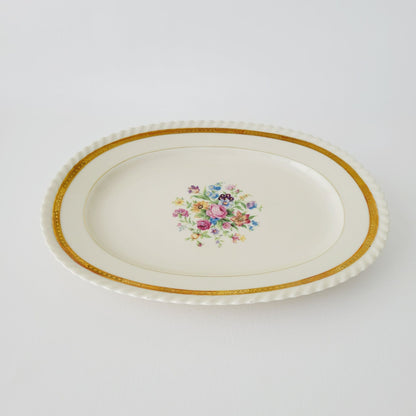 K&A Krautheim 12" Oval Platter La Marquise, Selb Bavaria Germany