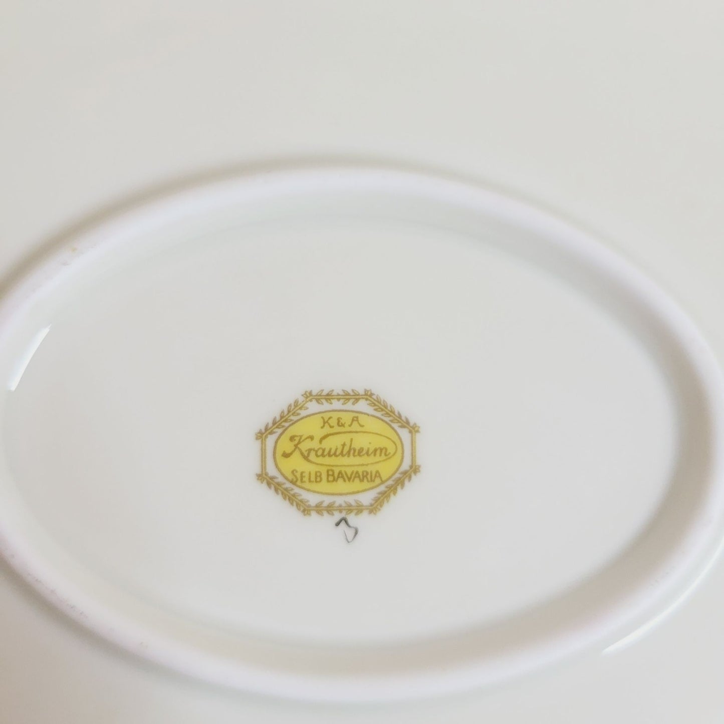 K&A Krautheim 12" Oval Platter La Marquise, Selb Bavaria Germany