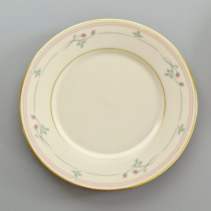 Lenox "Rose Manor Pink" Salad Plate, Set of 2, c.1985-99 USA