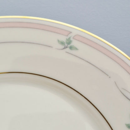 Lenox "Rose Manor Pink" Salad Plate, Set of 2, c.1985-99 USA