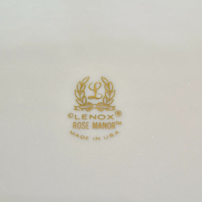 Lenox "Rose Manor Pink" Salad Plate, Set of 2, c.1985-99 USA
