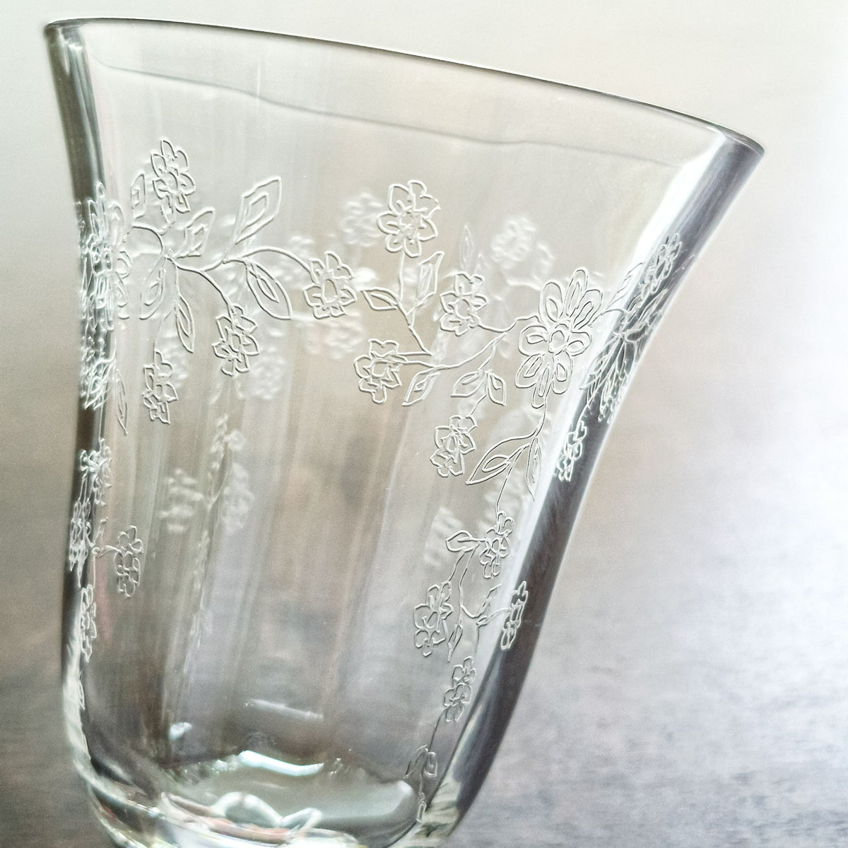 Lenox "Castle Garden" Wine Glass Set, c.1975-92 USA