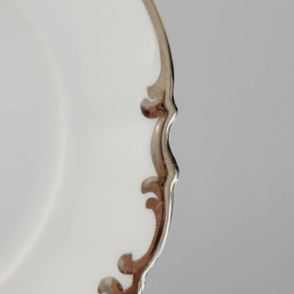 Hutschenreuther Revere Bread Plate, Heavy Platinum Trim, Made in Germany