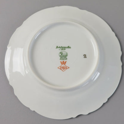 Hutschenreuther Revere Bread Plate, Heavy Platinum Trim, Made in Germany
