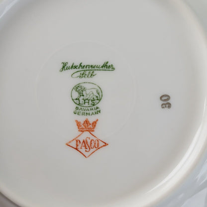 Hutschenreuther Revere Bread Plate, Heavy Platinum Trim, Made in Germany