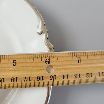 Hutschenreuther Revere Bread Plate, Heavy Platinum Trim, Made in Germany