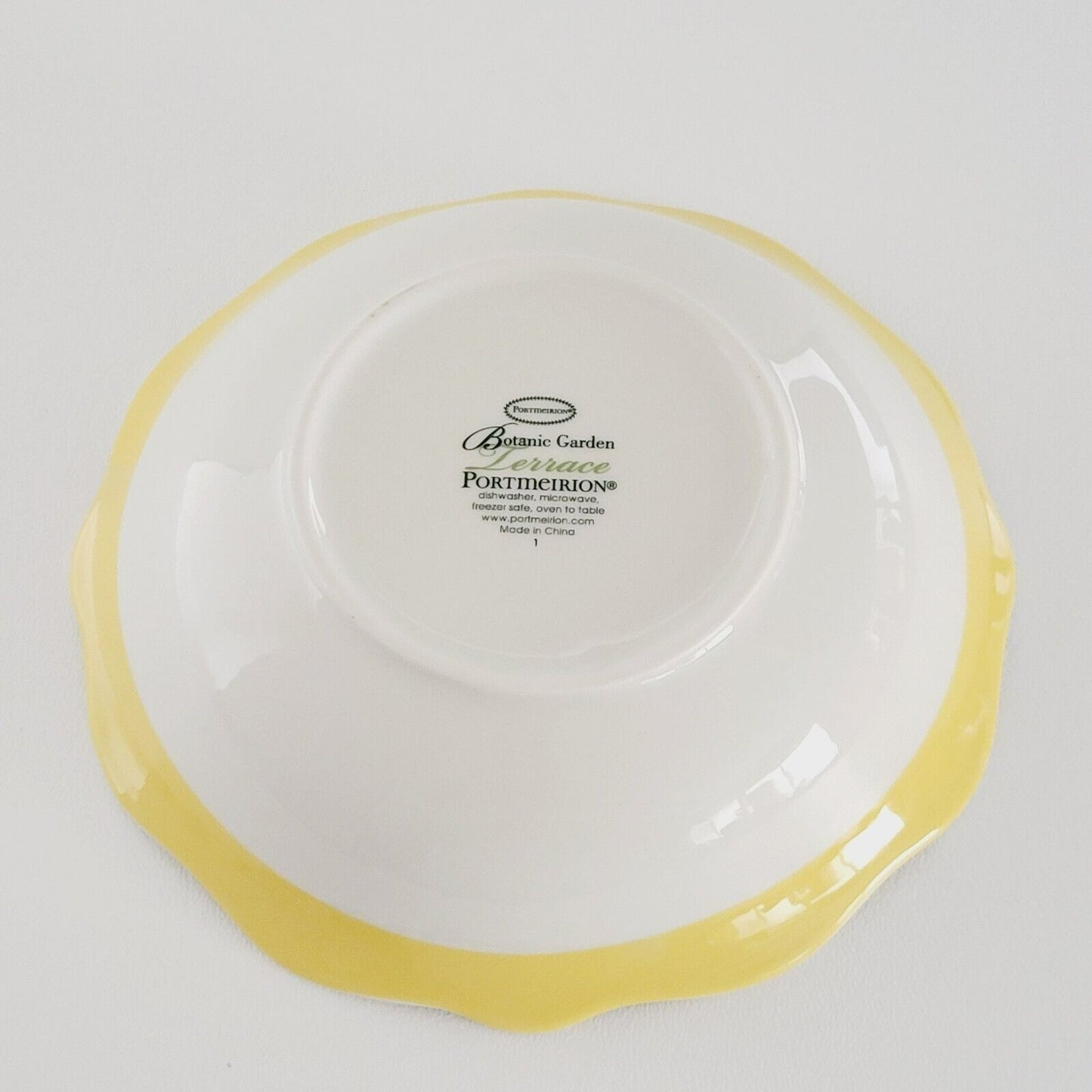 Portmeirion Botanic Garden Terrace Jasmine Cereal Bowl