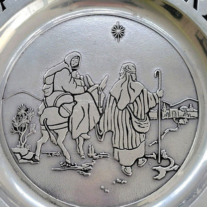 Wilton Peace On Earth 1982 Pewter Annual Plate