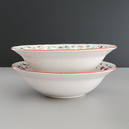 Farberware White Christmas Cereal Bowl, Set of 2