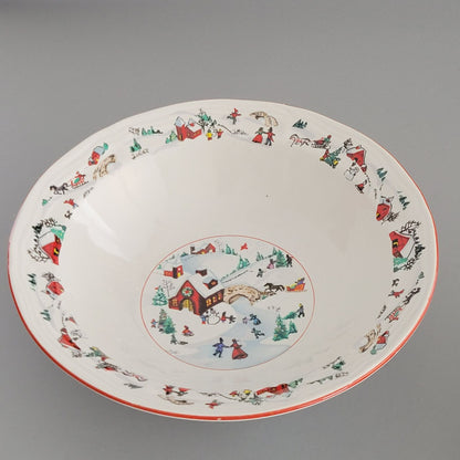 Farberware White Christmas Cereal Bowl, Set of 2