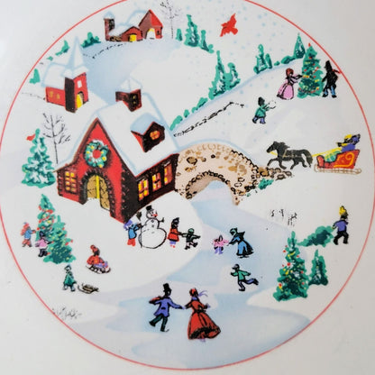 Farberware White Christmas Cereal Bowl, Set of 2