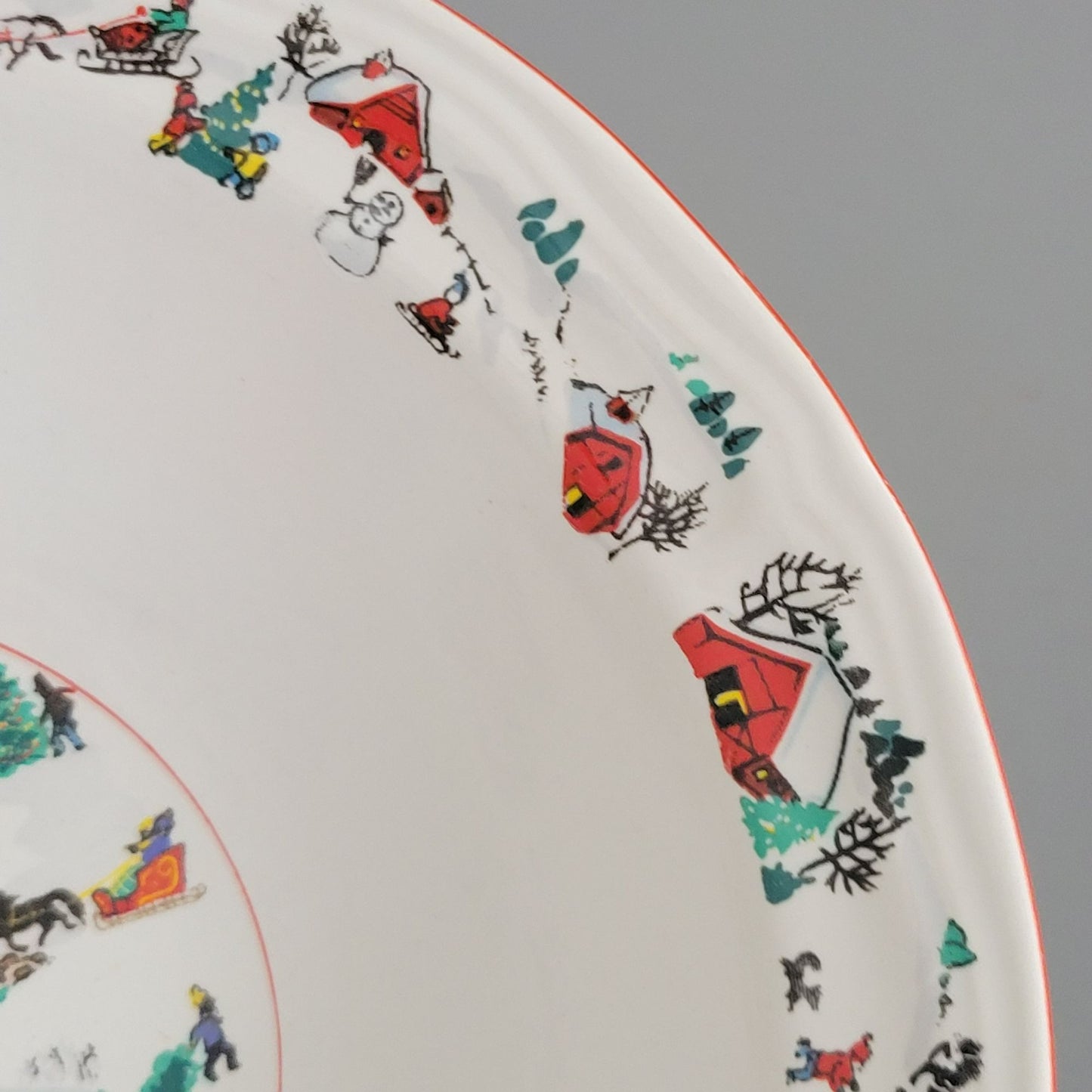 Farberware White Christmas Cereal Bowl, Set of 2