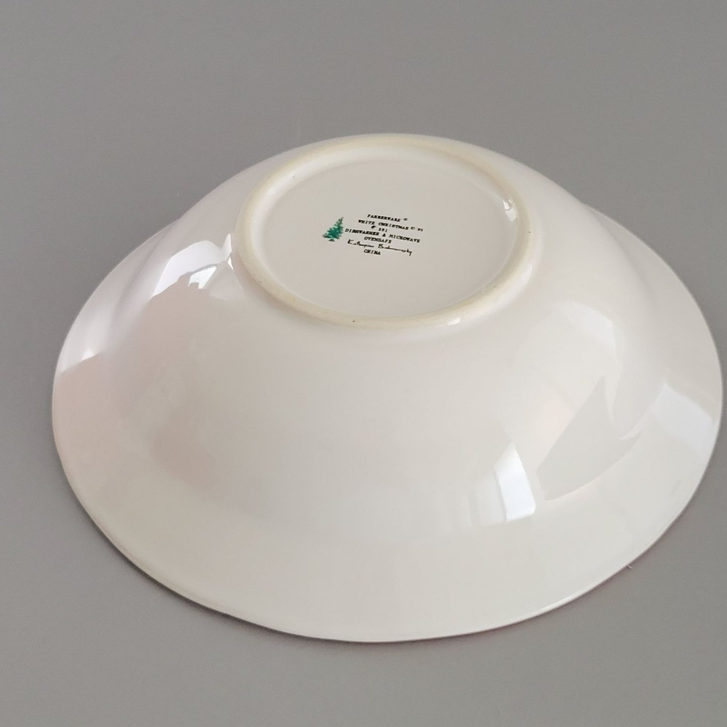 Farberware White Christmas Cereal Bowl, Set of 2