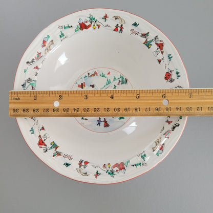 Farberware White Christmas Cereal Bowl, Set of 2