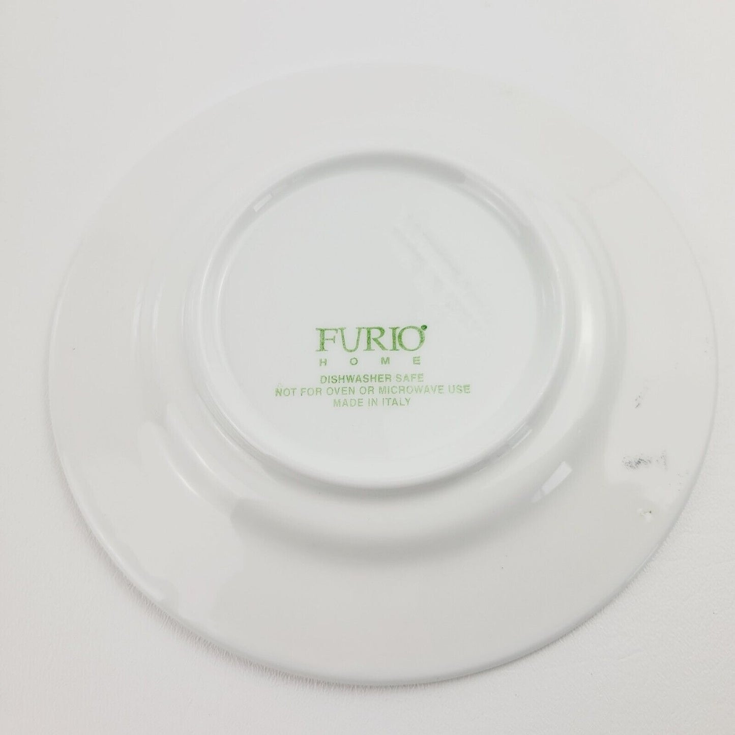 Furio Blue Floral Salad Plate, Made in Italy