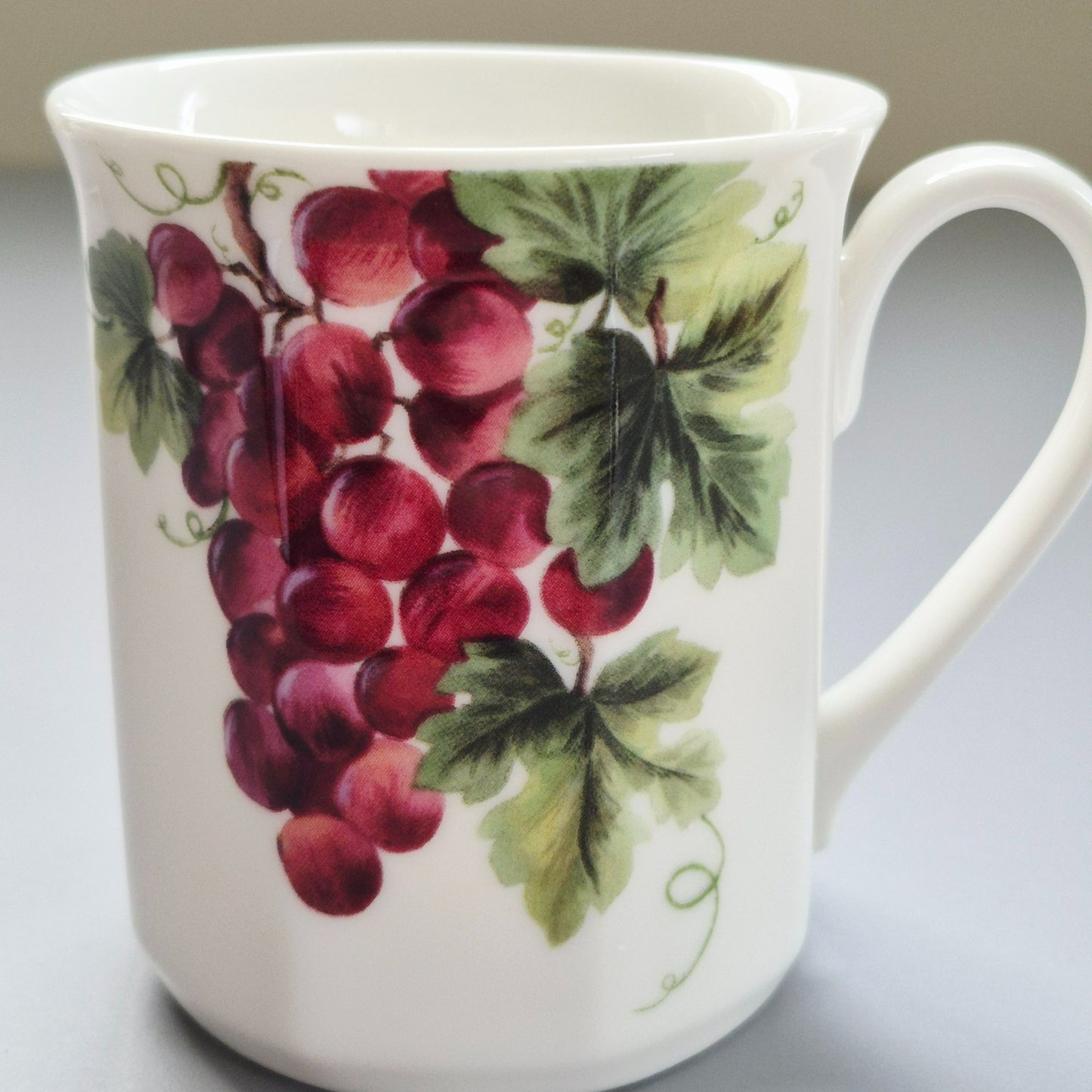 Royal Doulton "Vintage Grape" Coffee Mug, Set of 2, c.1990s England