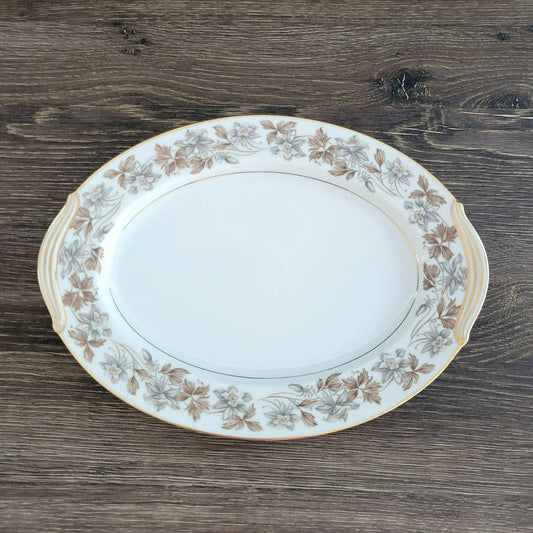 Noritake Allison 11" Oval Serving Platter, c.1950s Japan