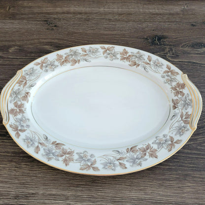 Noritake Allison 11" Oval Serving Platter, c.1950s Japan