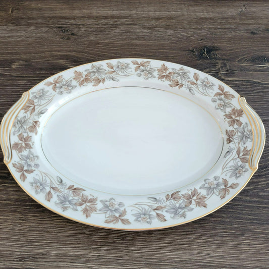Noritake Allison 11" Oval Serving Platter, c.1950s Japan