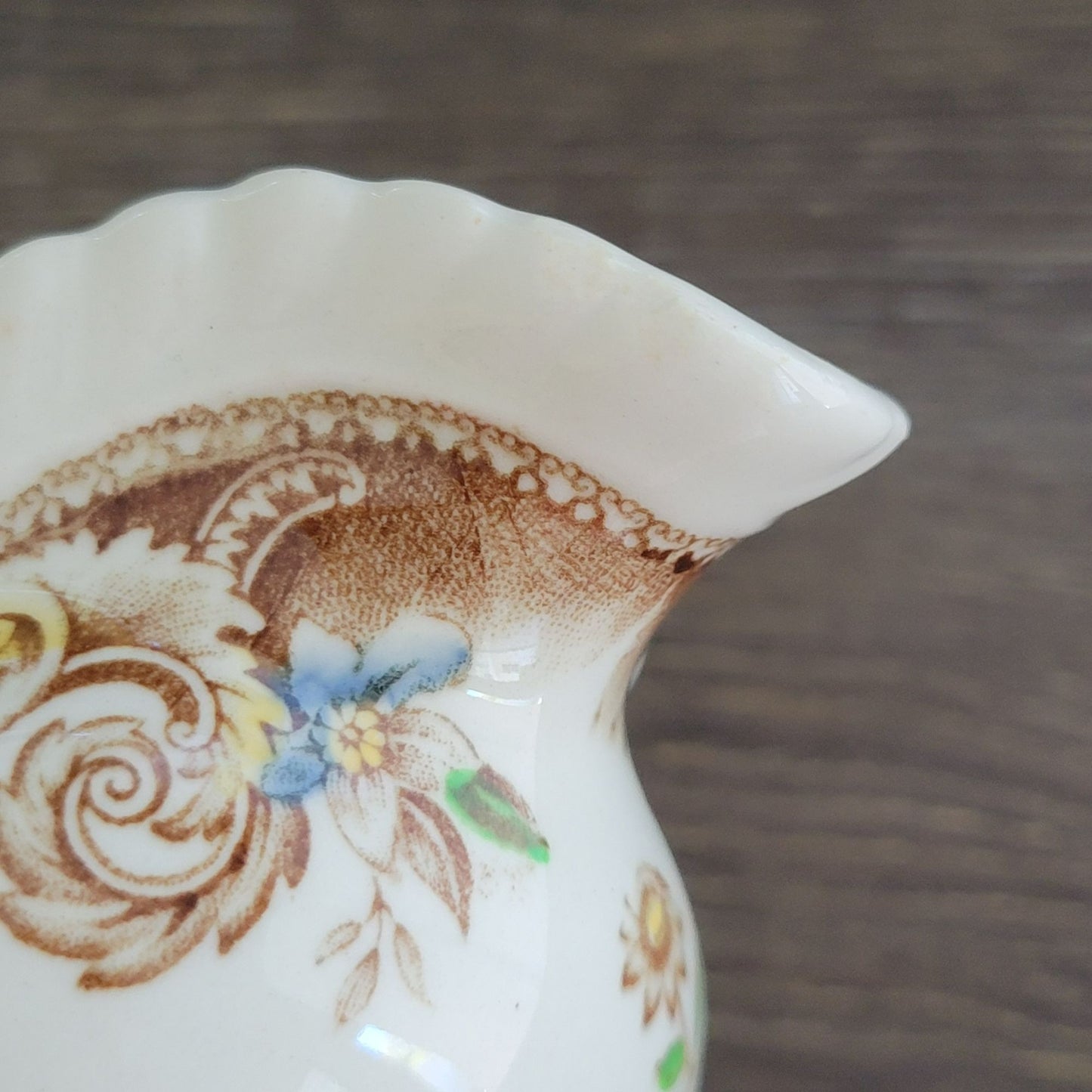 Johnson Bros Devonshire Brown Gravy Boat & Underplate