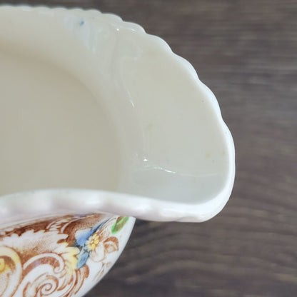 Johnson Bros Devonshire Brown Gravy Boat & Underplate