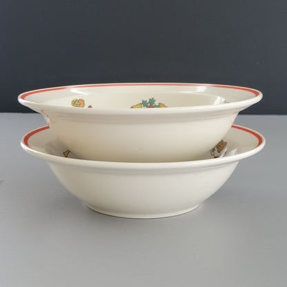 Jamestown The Joy of Christmas Cereal Bowl, Set of 2