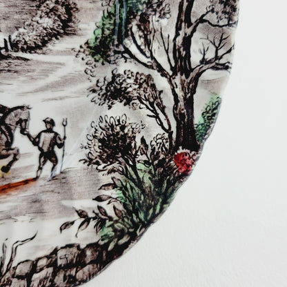 Staffordshire Yorkshire Salad Plate, Set of 2, Made in England