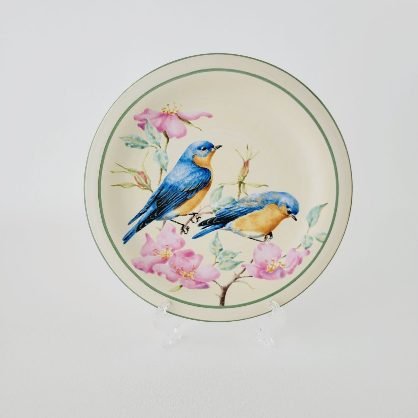 Lenox Summer Greetings Eastern Bluebird Stoneware Salad Plate