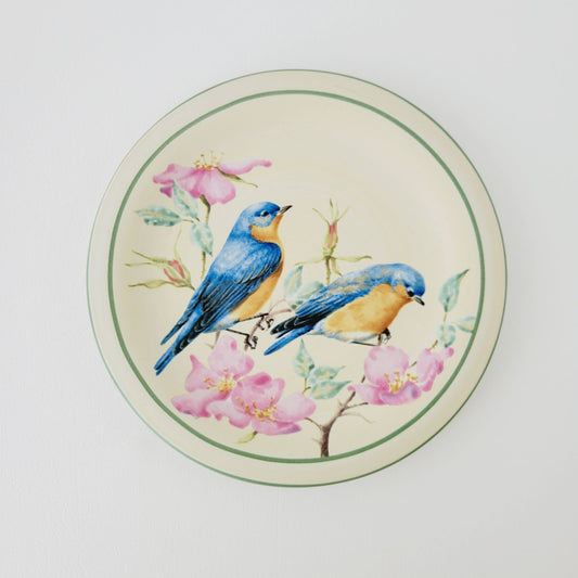 Lenox Summer Greetings Eastern Bluebird Stoneware Salad Plate