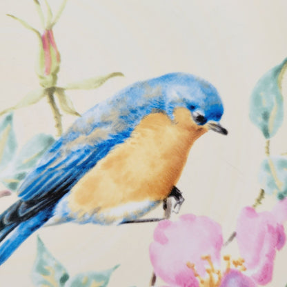 Lenox Summer Greetings Eastern Bluebird Stoneware Salad Plate