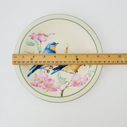 Lenox Summer Greetings Eastern Bluebird Stoneware Salad Plate