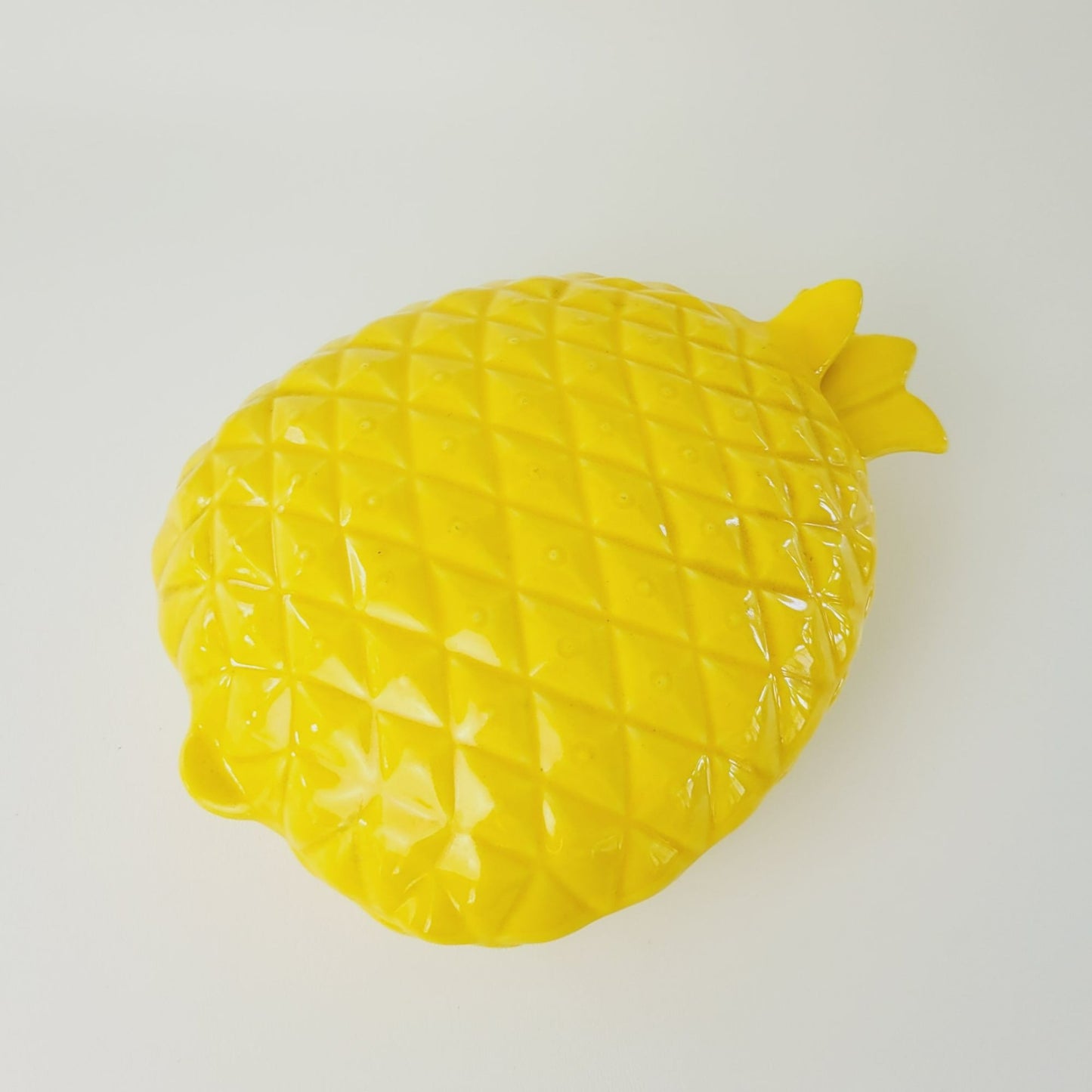 Red Wing Pottery Pineapple Ceramic Serving Dish With Lid, c.1940s USA