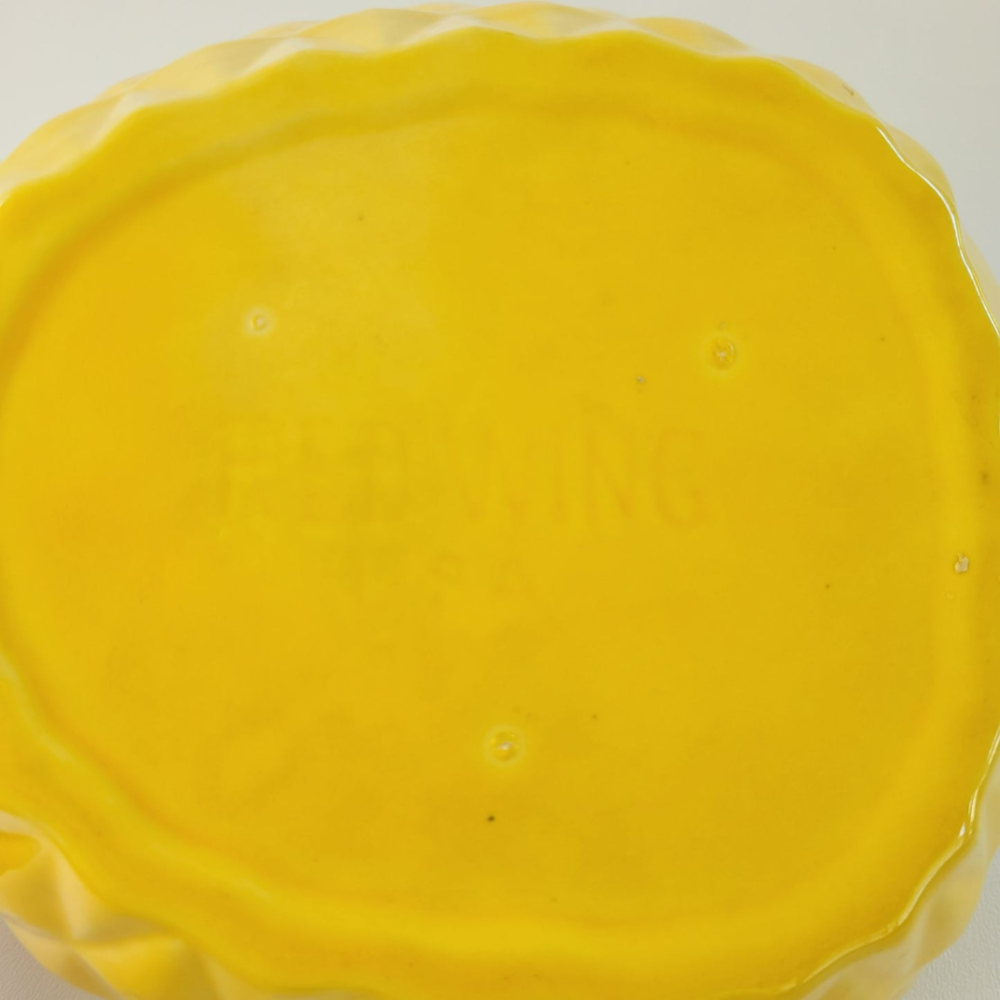 Red Wing Pottery Pineapple Ceramic Serving Dish With Lid, c.1940s USA