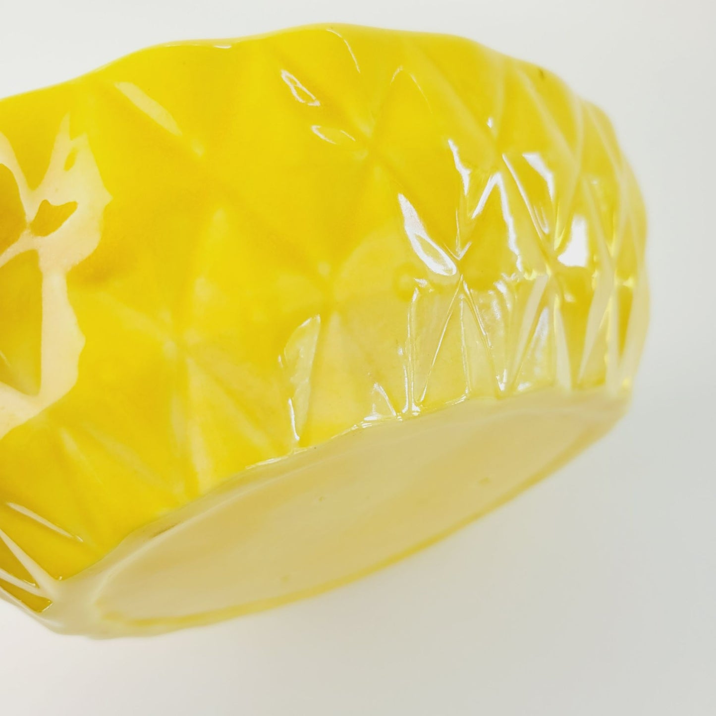 Red Wing Pottery Pineapple Ceramic Serving Dish With Lid, c.1940s USA