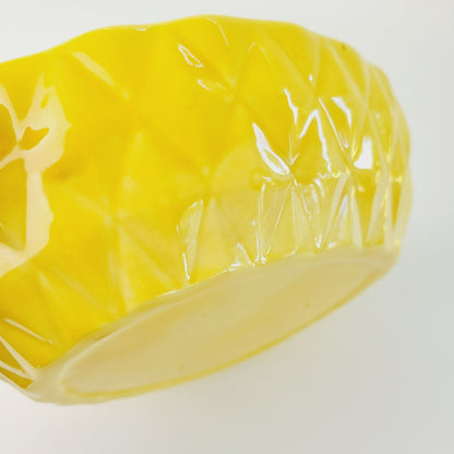 Red Wing Pottery Pineapple Ceramic Serving Dish With Lid, c.1940s USA