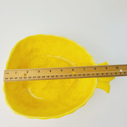 Red Wing Pottery Pineapple Ceramic Serving Dish With Lid, c.1940s USA