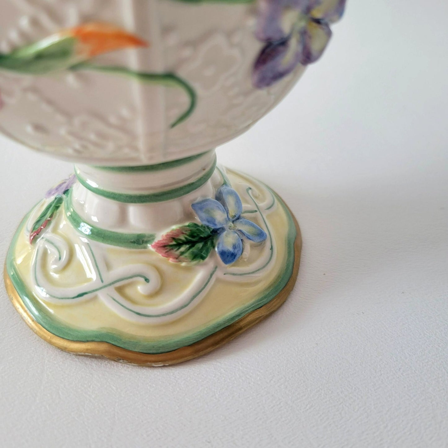 Fitz & Floyd Garden Rhapsody Lidded Candy Dish