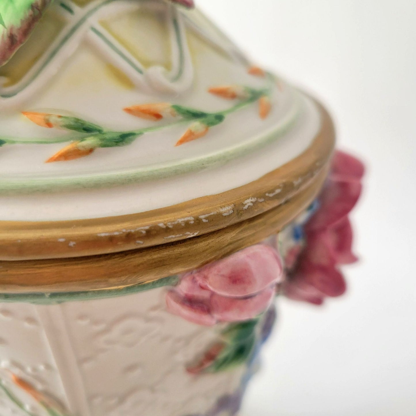 Fitz & Floyd Garden Rhapsody Lidded Candy Dish