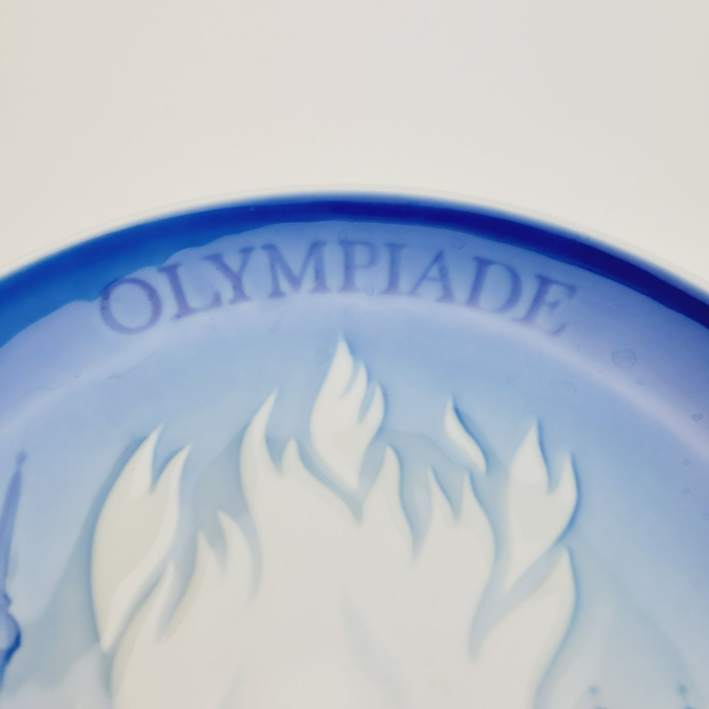 Vintage 1972 Olympic Games Plate, Royal Copenhagen B&G Olympiade München 1972 Commemorative Plate, Made in Denmark