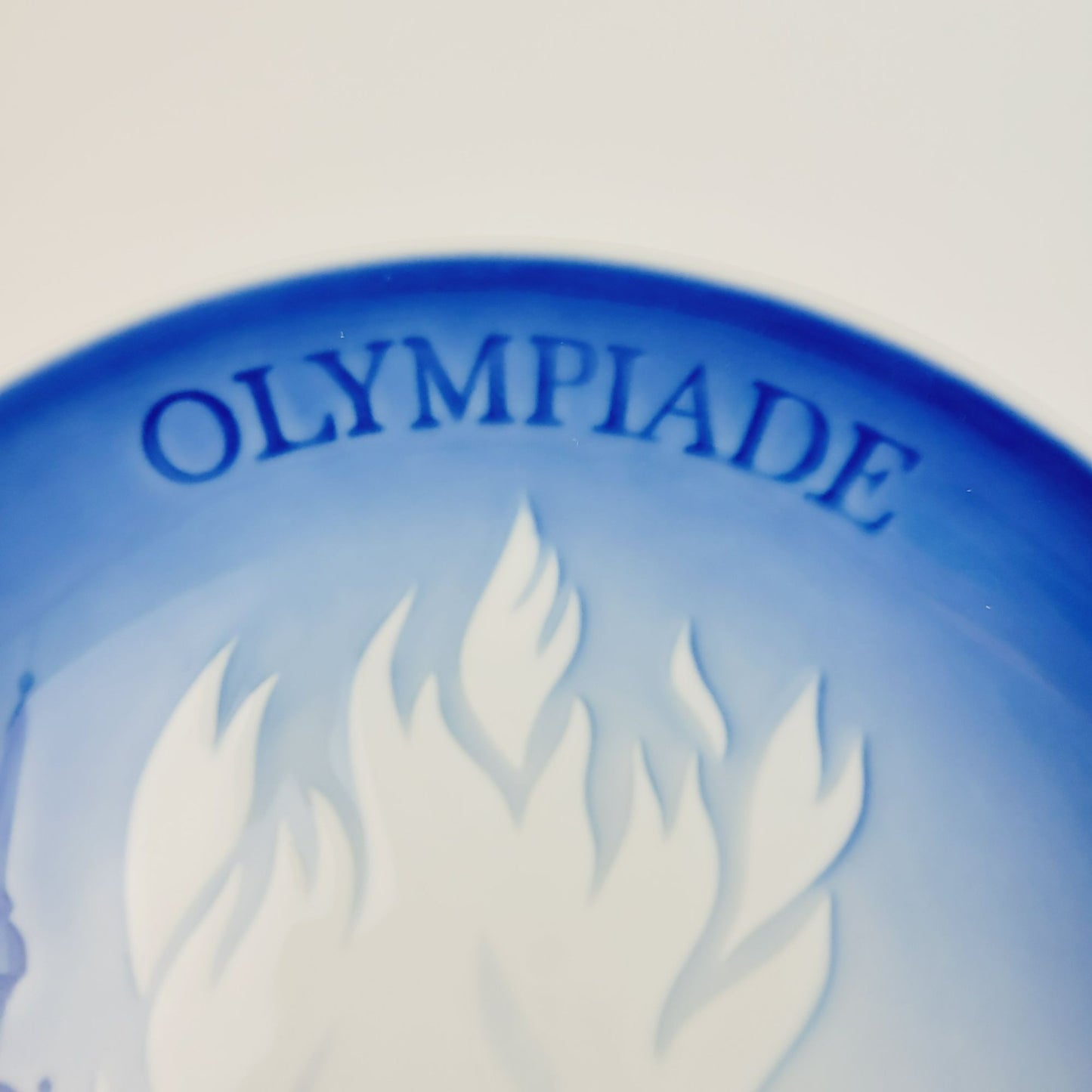 Vintage 1972 Olympic Games Plate, Royal Copenhagen B&G Olympiade München 1972 Commemorative Plate, Made in Denmark