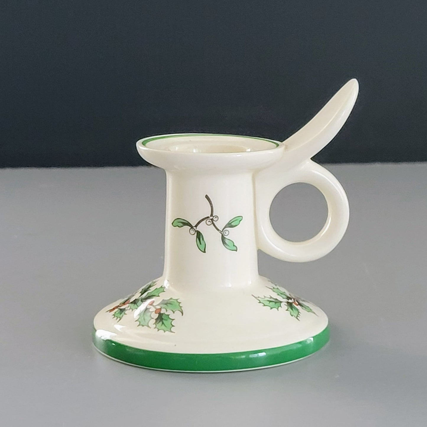 Spode Christmas Tree Candlestick Holder, c.1976-89 England