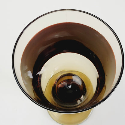 Libbey Glass Nova Brown Water Goblet, Set of 2