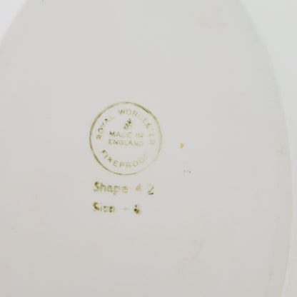 Royal Worcester #8 STRAWBERRY FAIR Oval Baking Dish