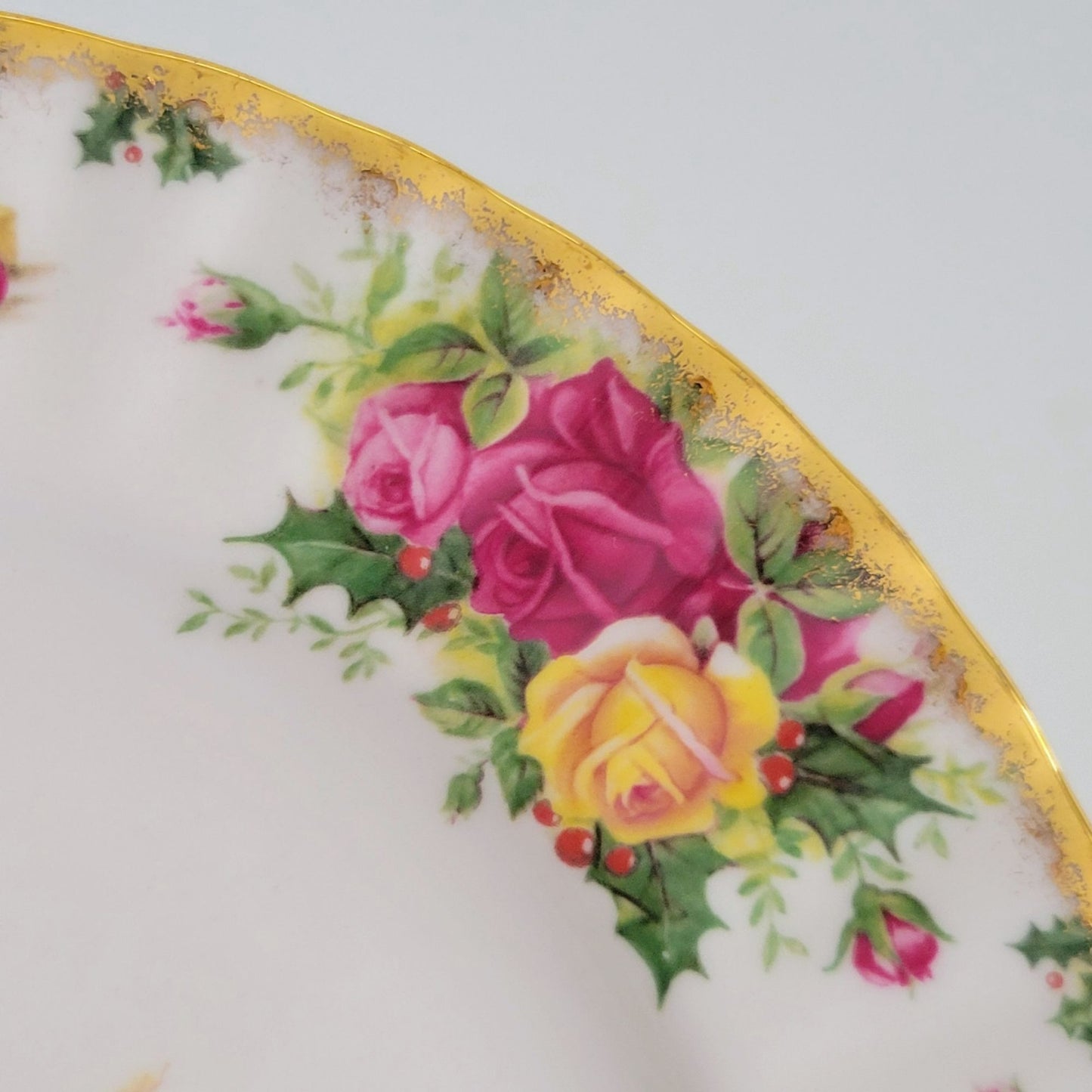 Royal Albert Christmas Magic Salad Plate, England c.1990s