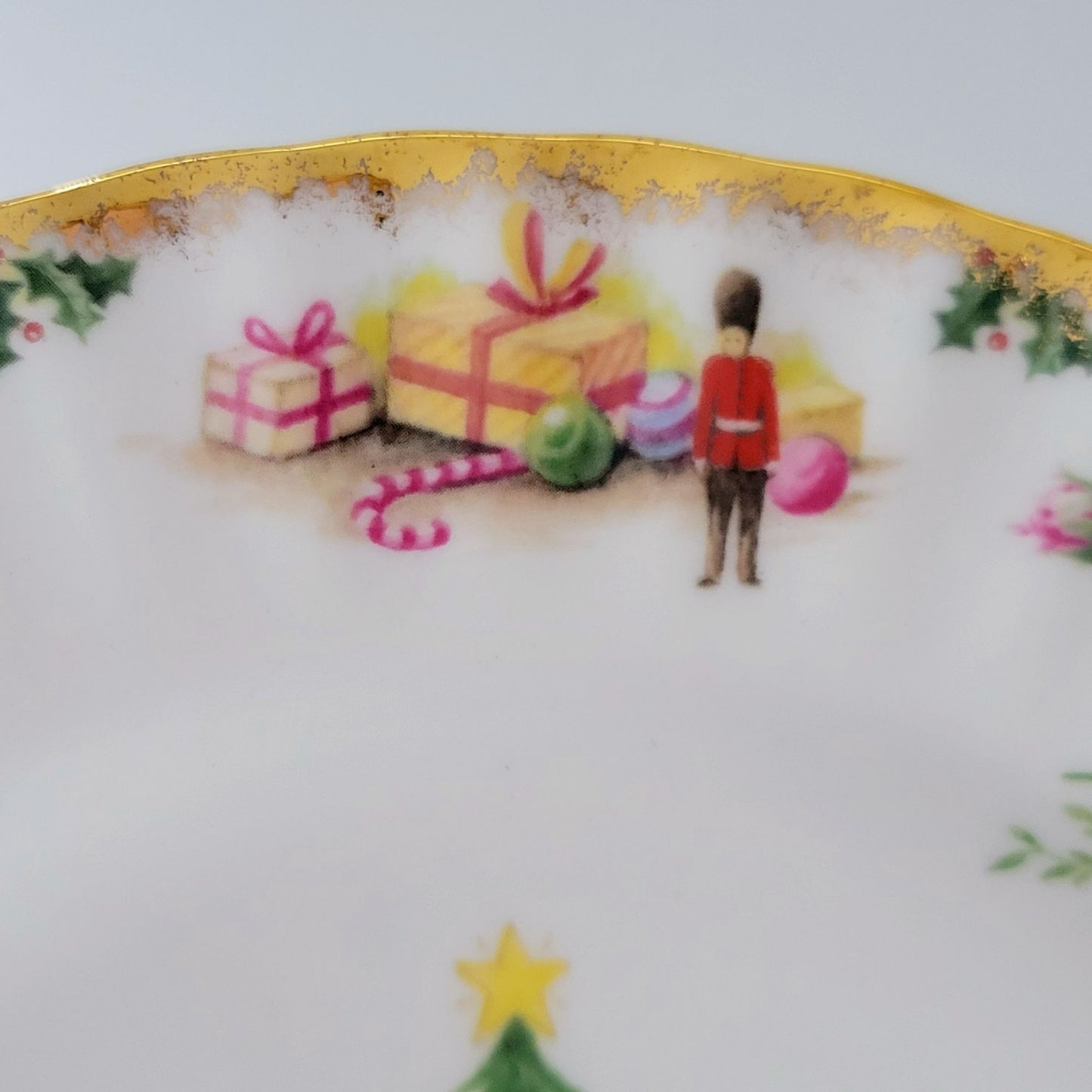 Royal Albert Christmas Magic Salad Plate, England c.1990s