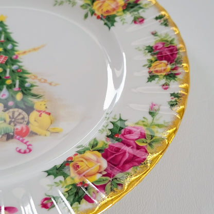 Royal Albert Christmas Magic Salad Plate, England c.1990s